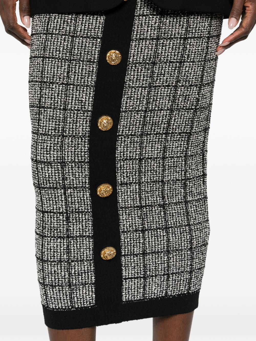 BALMAIN Balmain Women Tweed Long Skirt