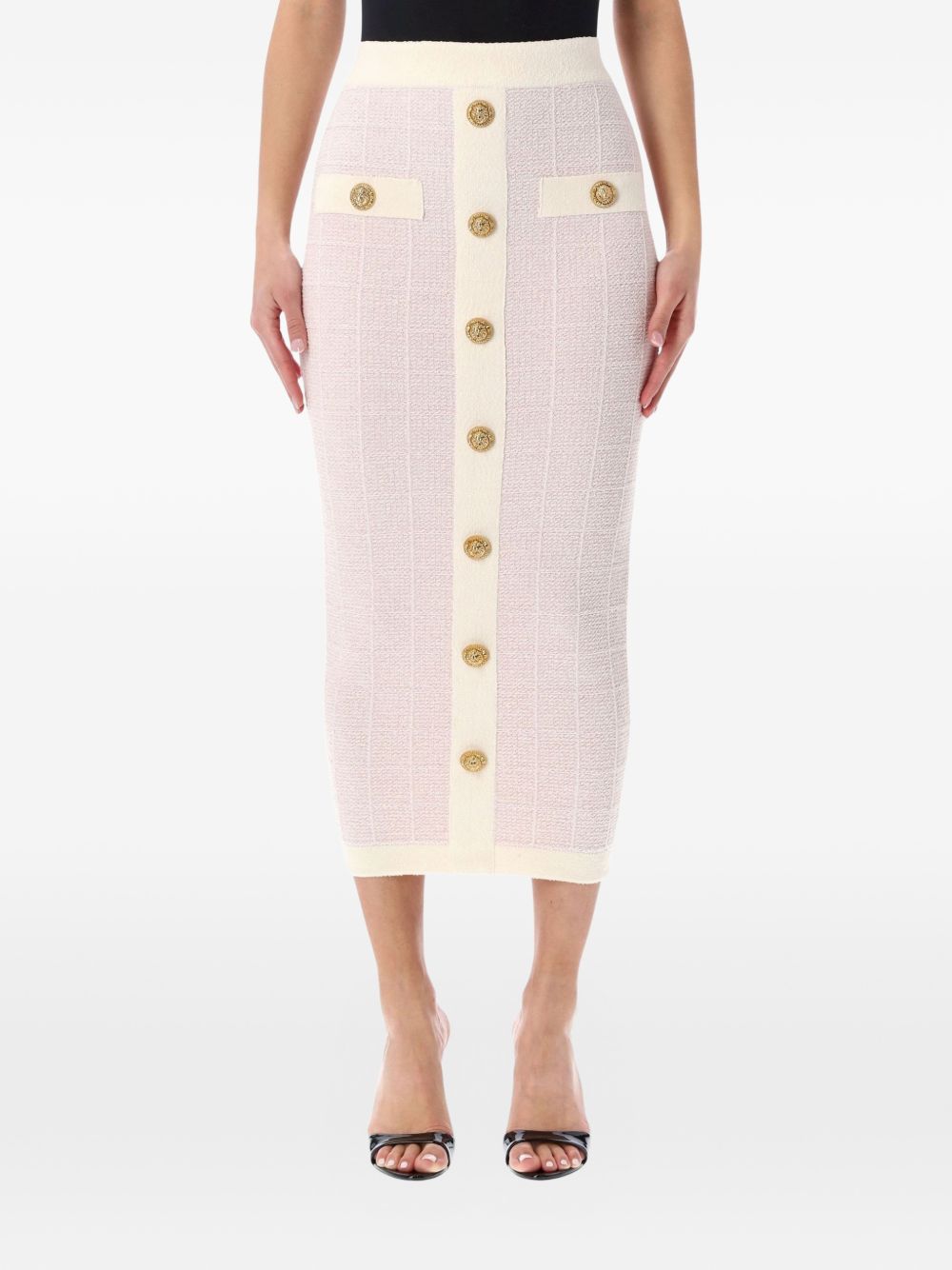 BALMAIN Balmain Women Tweed Long Skirt