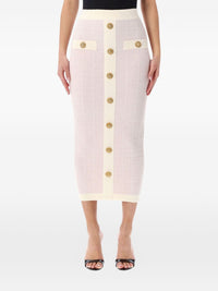 BALMAIN Balmain Women Tweed Long Skirt