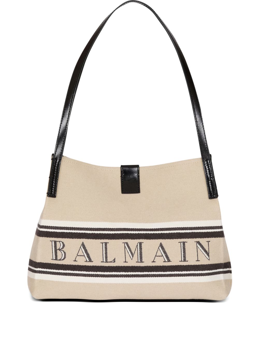 BALMAIN Balmain Women Release Small Canvas And Leather Tote