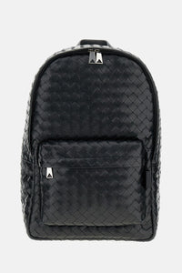 Bottega Veneta Men Leather Messenger Backpack