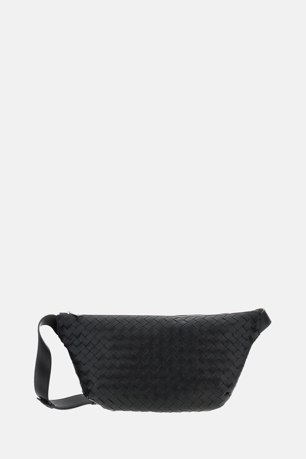 Bottega Veneta Men Round Sling Bag Intrecciato