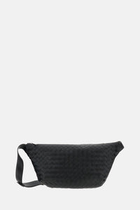 Bottega Veneta Men Round Sling Bag Intrecciato