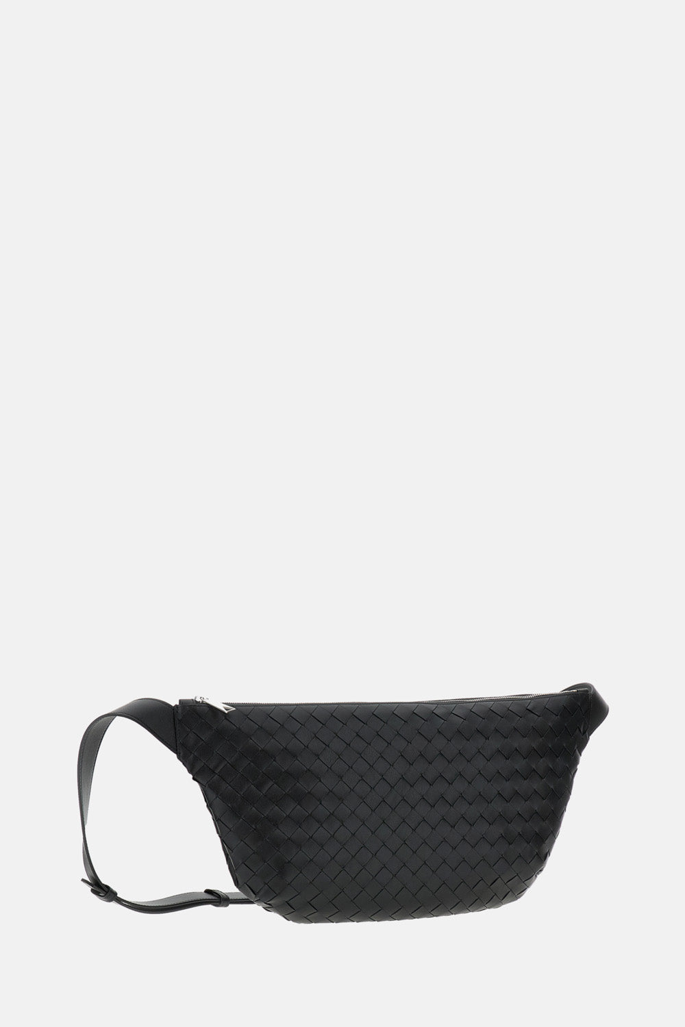Bottega Veneta Men Round Sling Bag Intrecciato