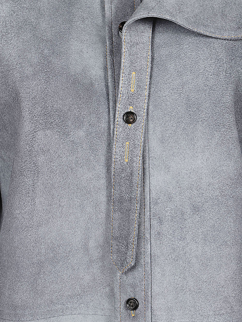 Bottega Veneta Women Suede Leather Shirt