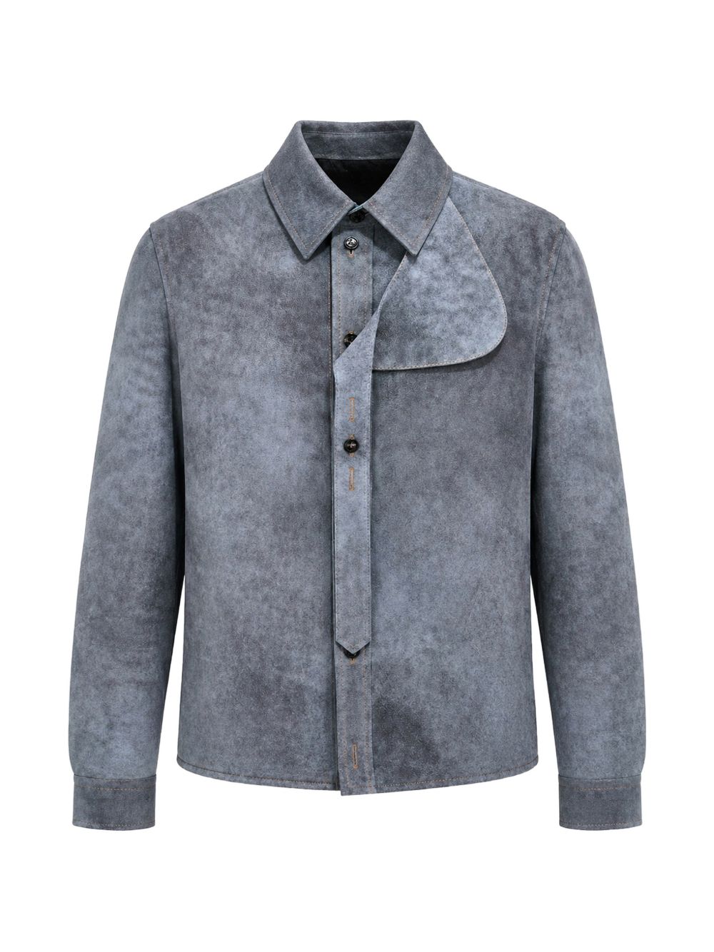 Bottega Veneta Women Suede Leather Shirt