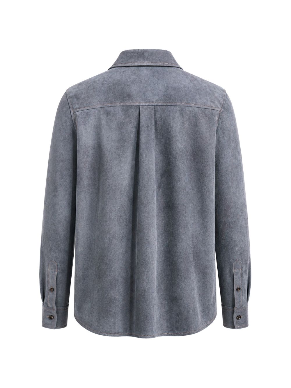 Bottega Veneta Women Suede Leather Shirt