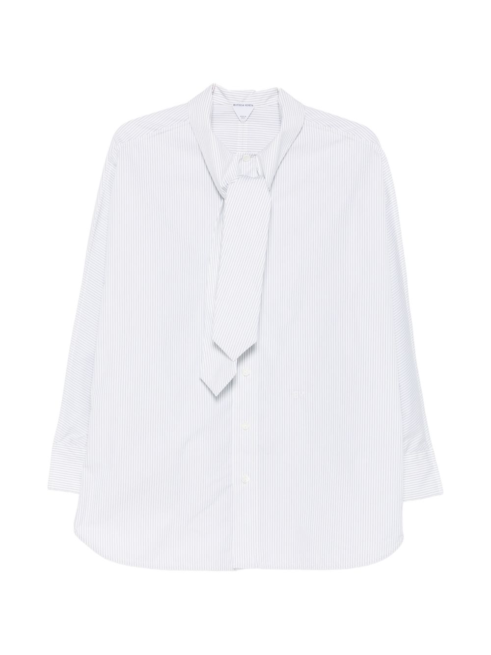 Bottega Veneta Women Striped Cotton Shirt