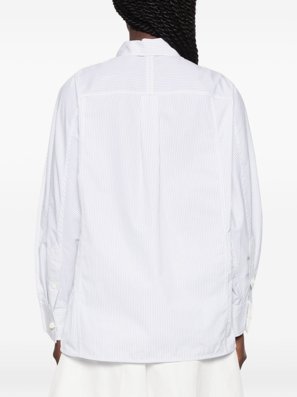 Bottega Veneta Women Striped Cotton Shirt