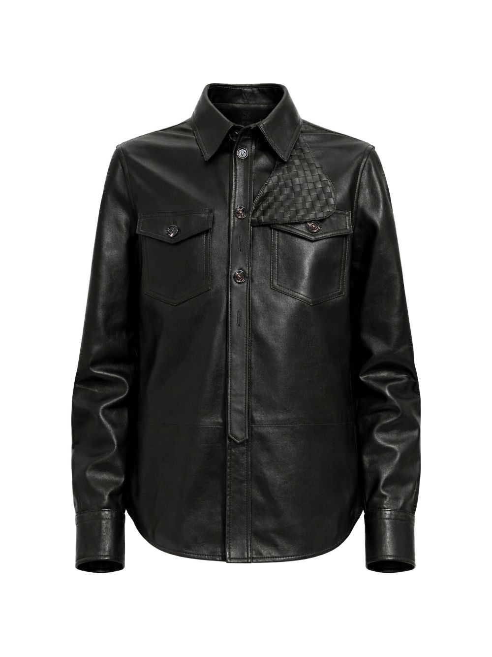 Bottega Veneta Women Leather Shirt