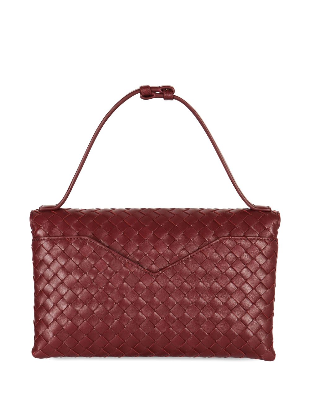 Bottega Veneta Women Knot Lock Leather Clutch