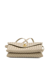 Bottega Veneta Women Knot Lock Leather Clutch