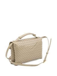 Bottega Veneta Women Knot Lock Leather Clutch