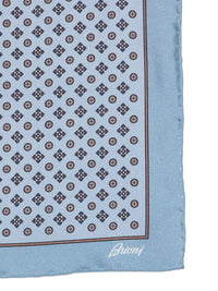 BRIONI Brioni Men Printed Silk Pocket Square