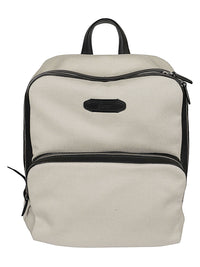 Brioni Men Via Veneto Canvas Backpack