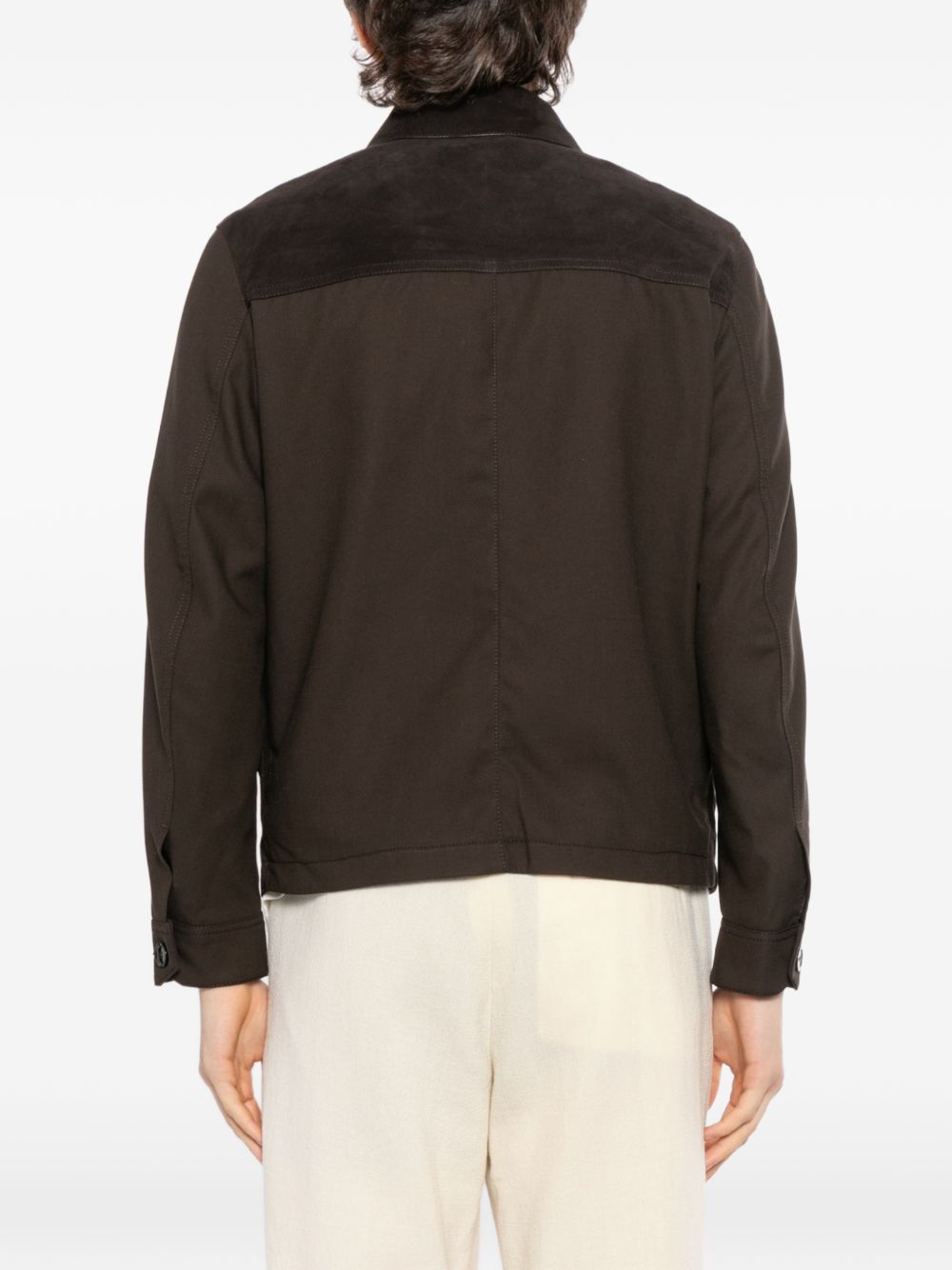BRIONI Brioni Men Suede Leather Jacket
