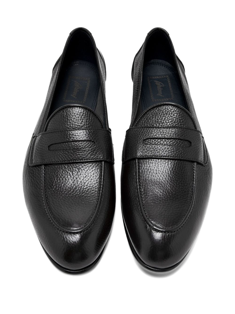 Brioni Men Penny Appia Leather Loafers
