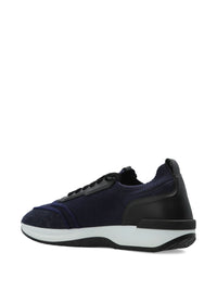 Brioni Men Cotton And Linen Blend Sneakers