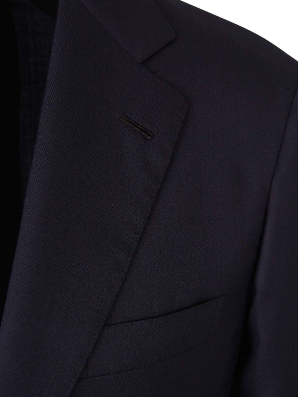 Brioni Men Wool And Silk Single-Breasted Jacket