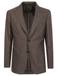BRIONI Brioni Men Wool And Silk Single-Breasted Jacket