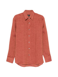 Brioni Men Linen Shirt