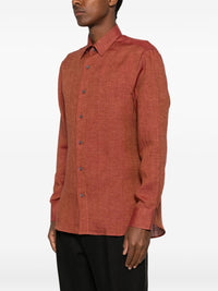 Brioni Men Linen Shirt