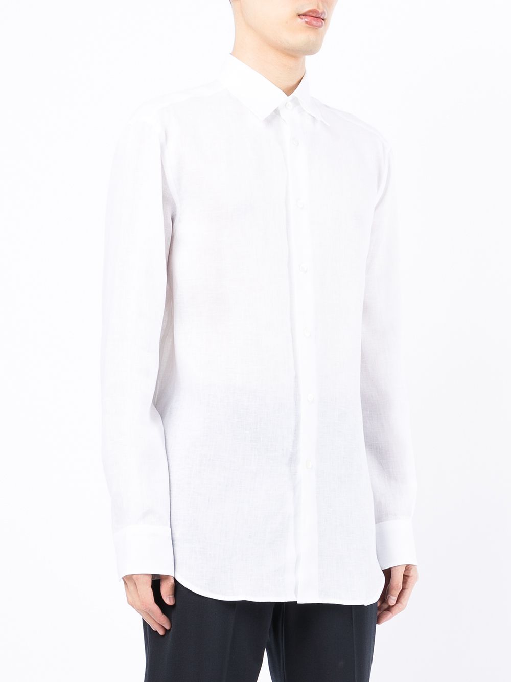 Brioni Men Linen Shirt