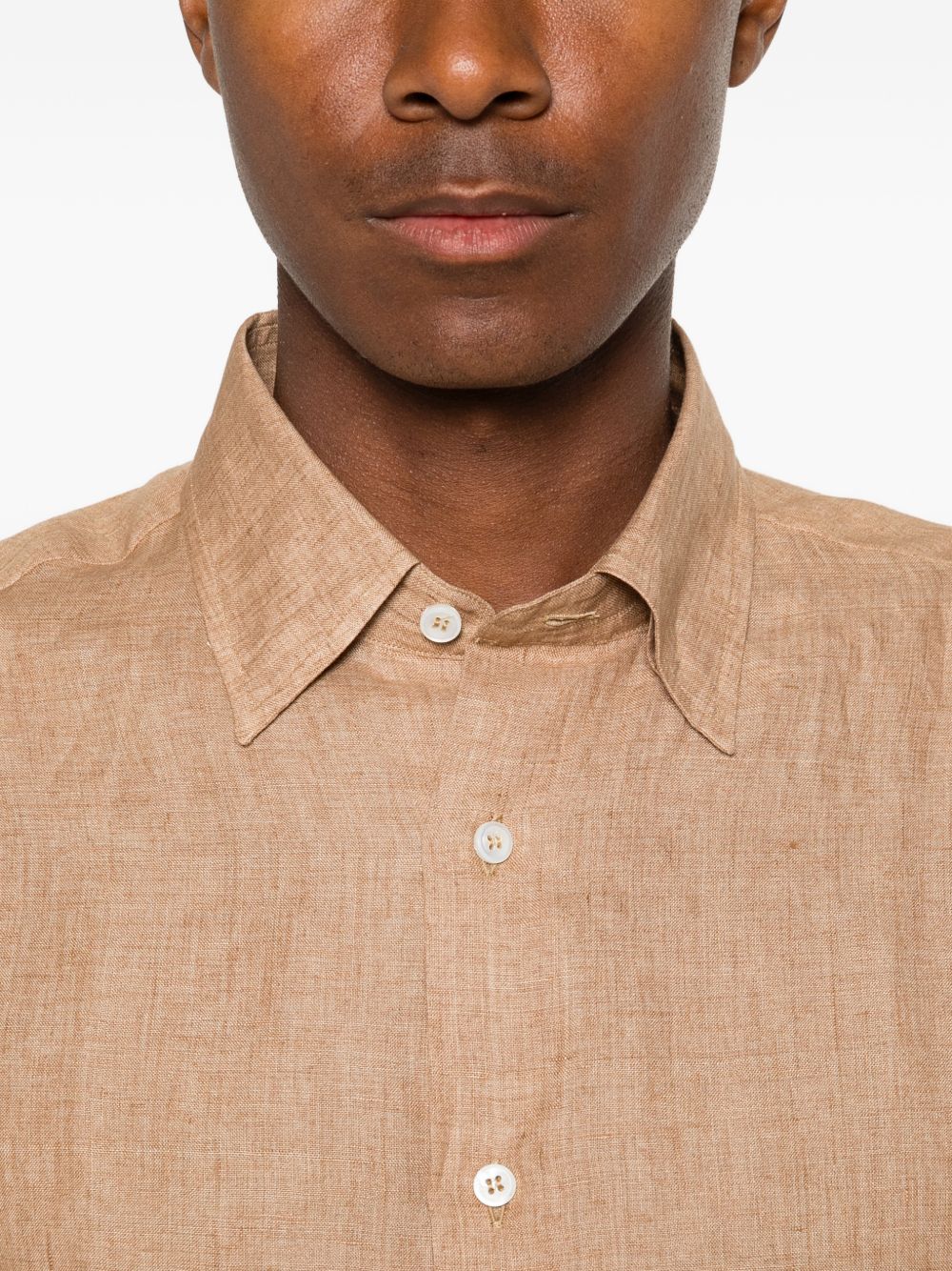 BRIONI Brioni Men Linen Shirt