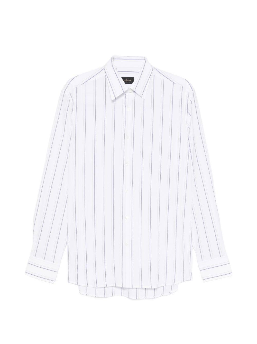 Brioni Men Striped Cotton Shirt