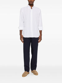 Brioni Men Striped Cotton Shirt
