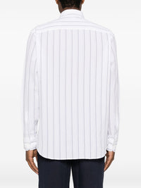 Brioni Men Striped Cotton Shirt
