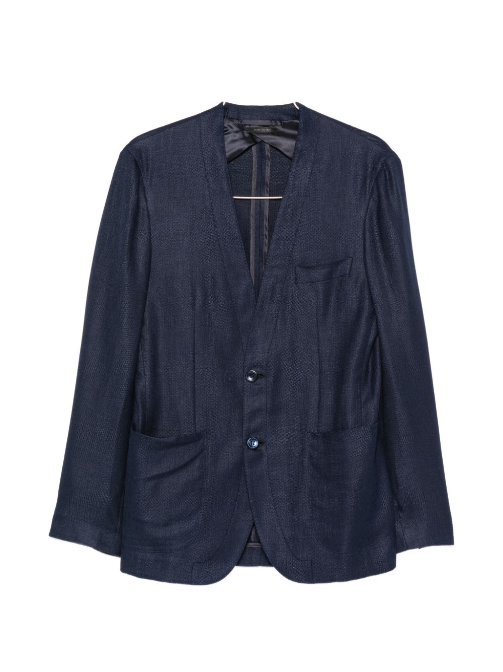 Brioni Men Linen And Silk Blend Jardigan