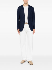 Brioni Men Linen And Silk Blend Jardigan