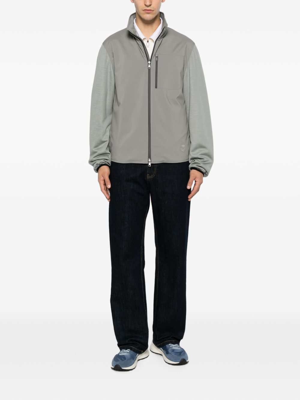 Brioni Men Nylon Golf Blosuon Jacket