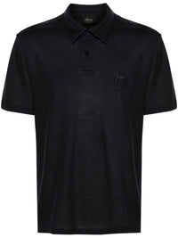 Brioni Men Wool Polo Shirt