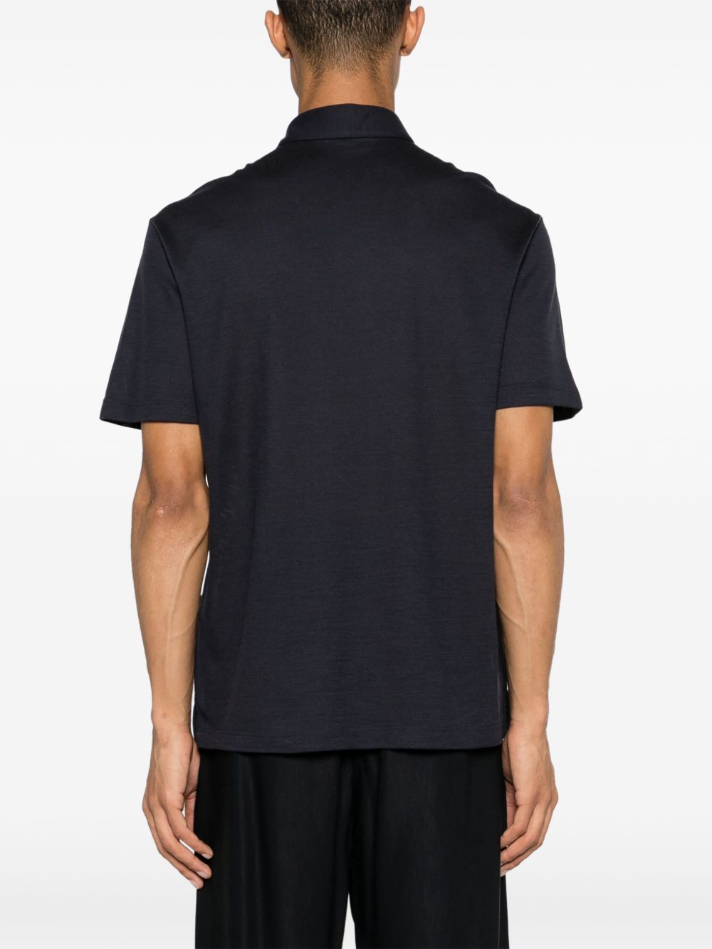 Brioni Men Wool Polo Shirt