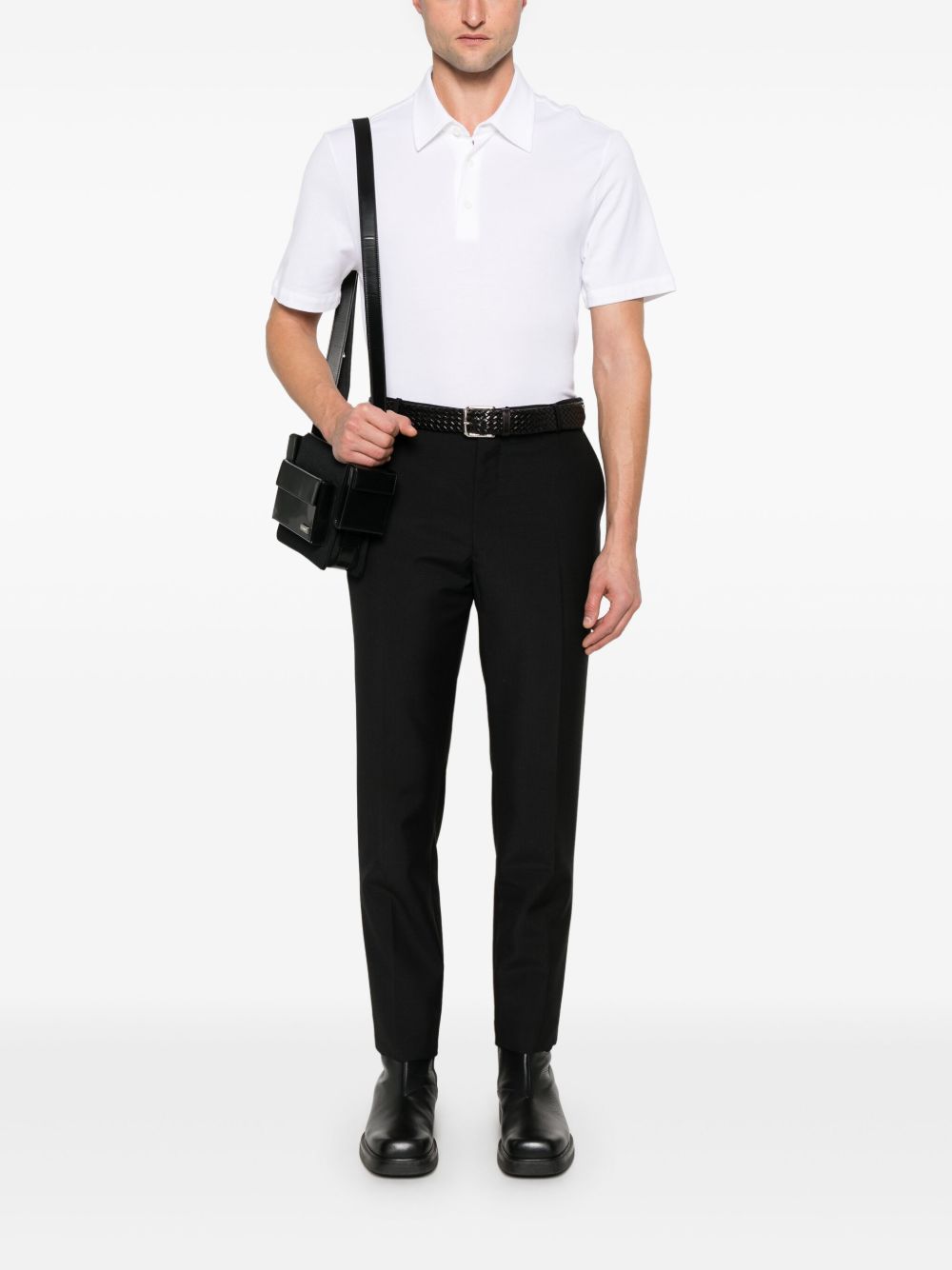 Brioni Men Cotton Polo Shirt