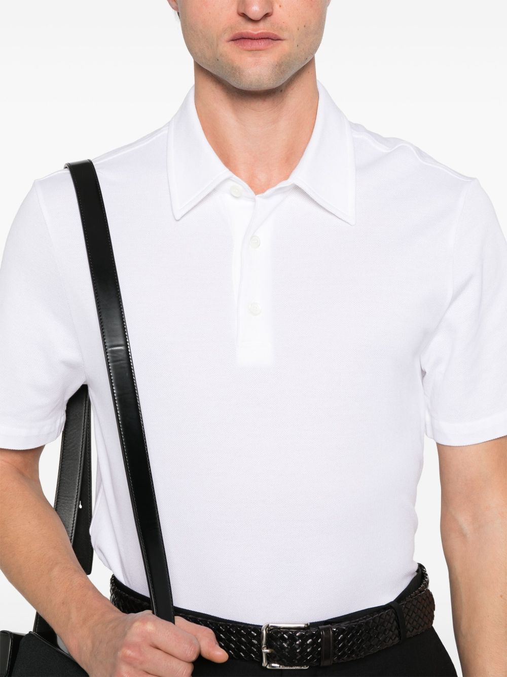 Brioni Men Cotton Polo Shirt