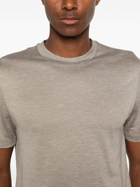 Brioni Men Silk And Cashmere Blend T-Shirt