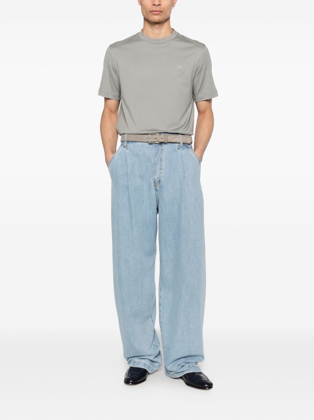 Brioni Men Cotton T-Shirt
