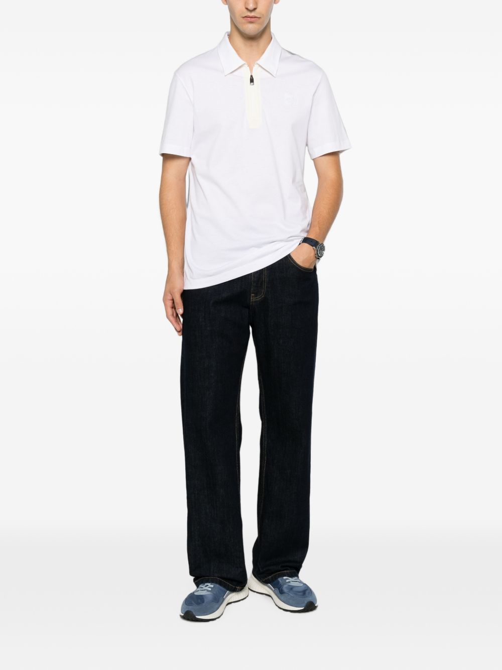 Brioni Men Cotton Polo Shirt