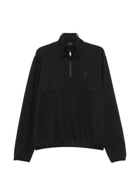 Brioni Men Wool Half-Zip High Neck Sweater