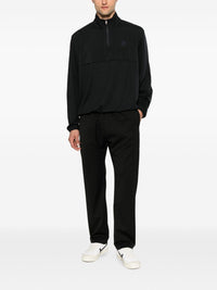 Brioni Men Wool Half-Zip High Neck Sweater