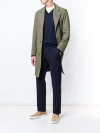 Brioni Men Wool Cashmere And Silk V-Necked Sweater