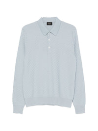 Brioni Men Cotton And Cashmere Polo Shirt