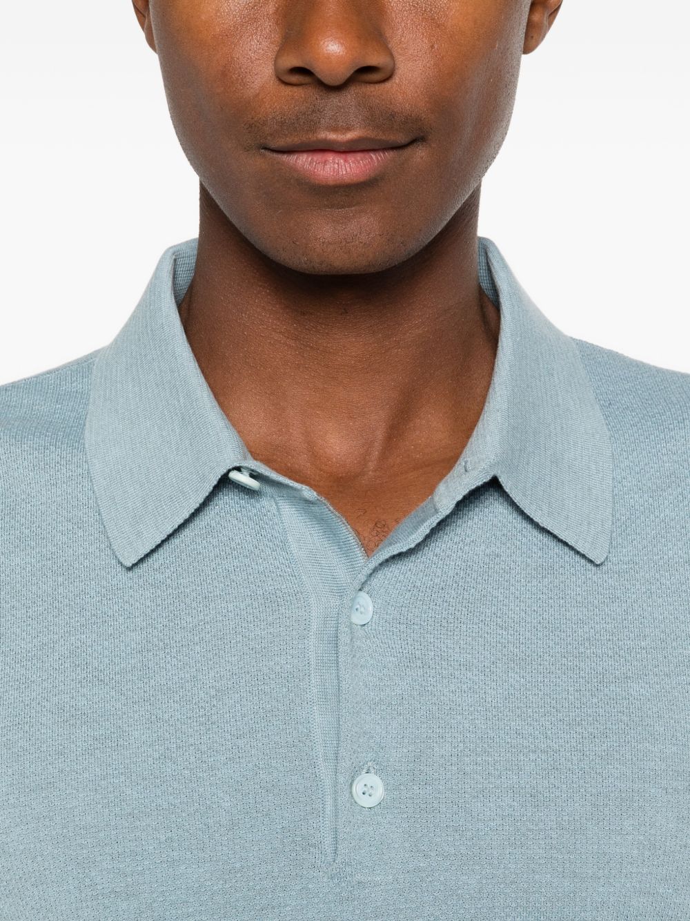 Brioni Men Cotton Polo Shirt