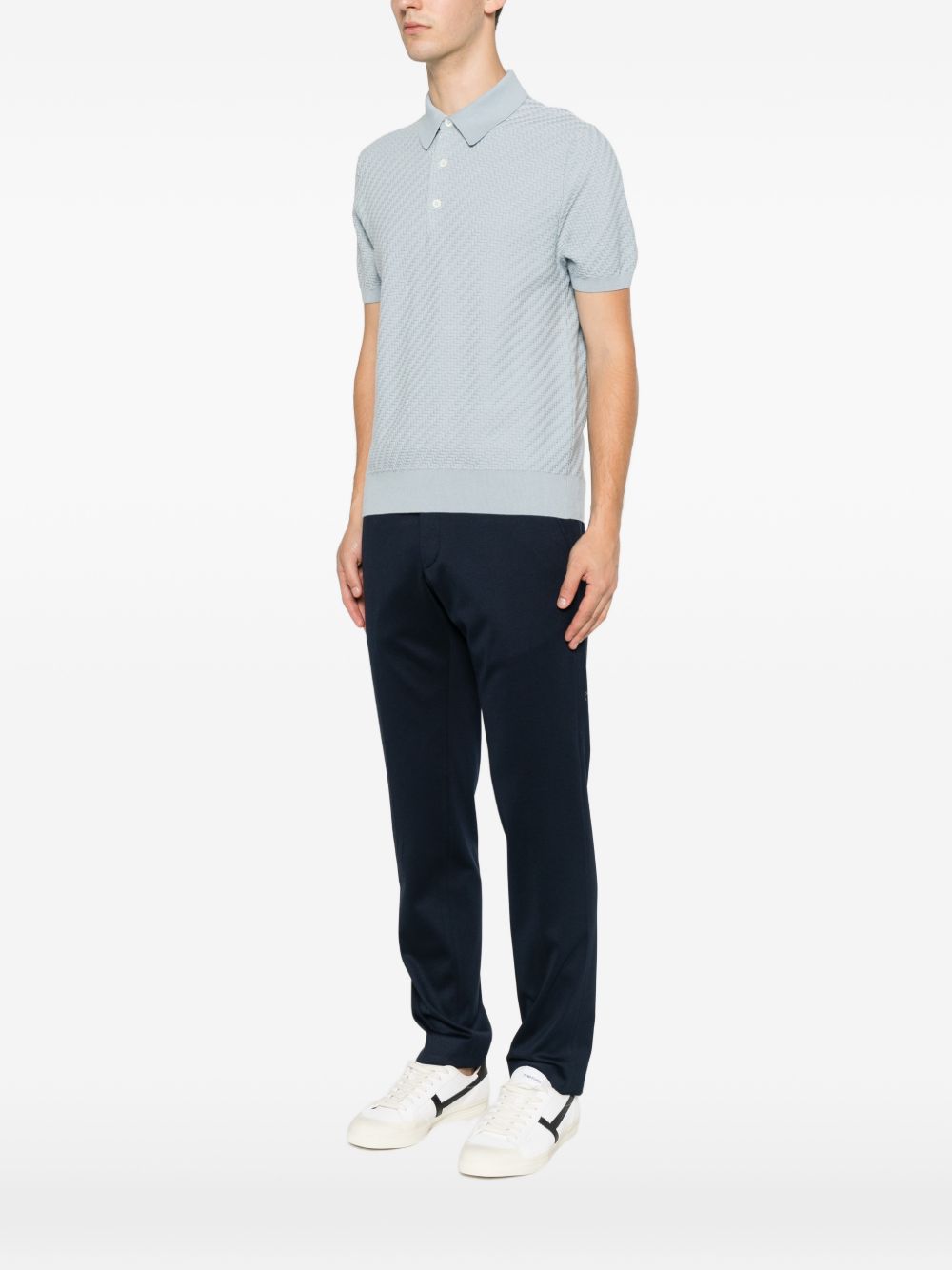 BRIONI Brioni Men Cotton And Cashmere Polo Shirt