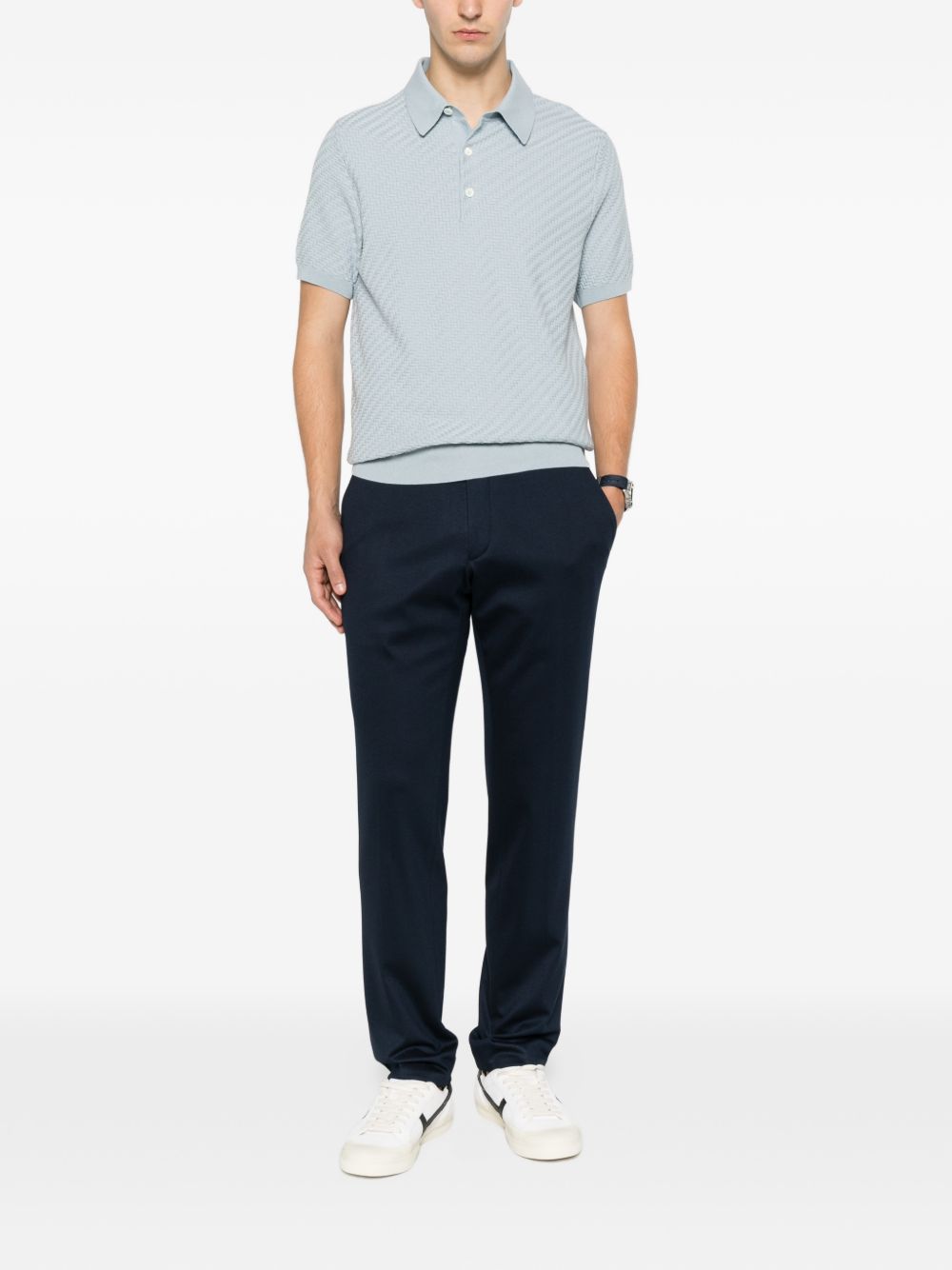 BRIONI Brioni Men Cotton And Cashmere Polo Shirt