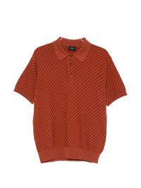 Brioni Men Cotton And Cashmere Polo Shirt
