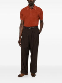 Brioni Men Cotton And Cashmere Polo Shirt